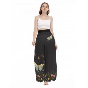 Butterfly Way Women's High Waist Wide Leg Trousers