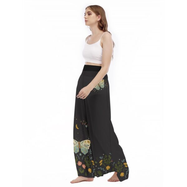 Butterfly Way Women's High Waist Wide Leg Trousers - Image 3