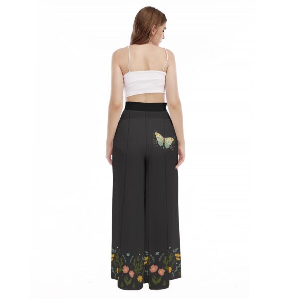 Butterfly Way Women's High Waist Wide Leg Trousers - Image 4