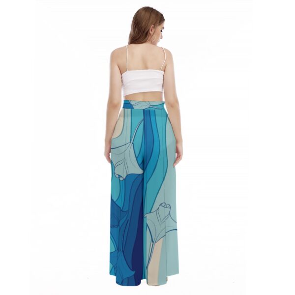 Ray  Women's High Waist Wide Leg Trousers - Image 4