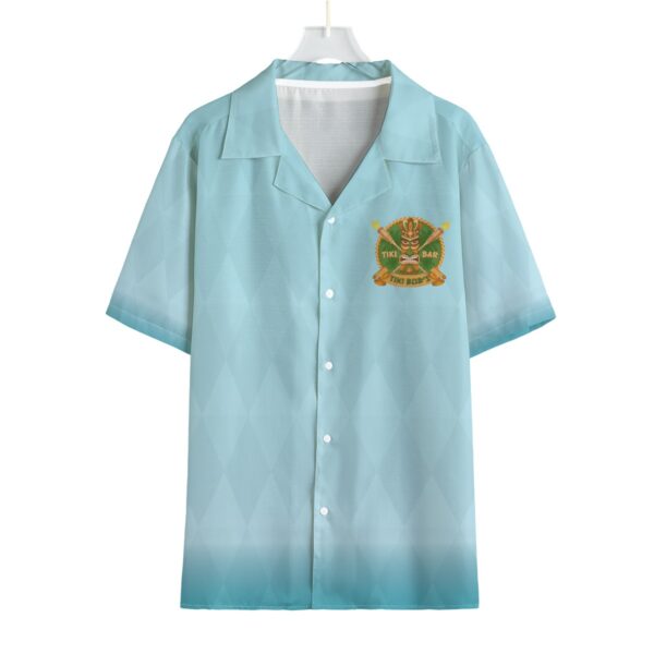 Tiki Bob's Men's Linen Like Hawaiian Shirt