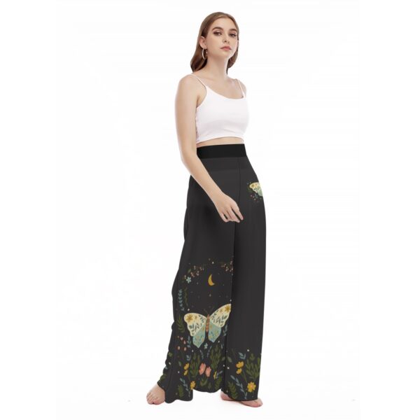 Butterfly Way Women's High Waist Wide Leg Trousers - Image 2