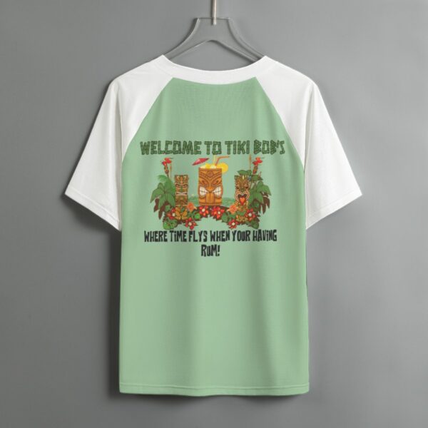 Women's Tiki Bob's V-neck T-shirt With Short Sleeve - Image 2